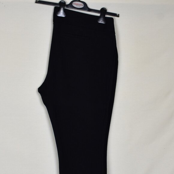 DALIA Pants Stretch XXL Black 4 Pockets Waist 41 Inseam 27 Flat Front - Picture 2 of 5